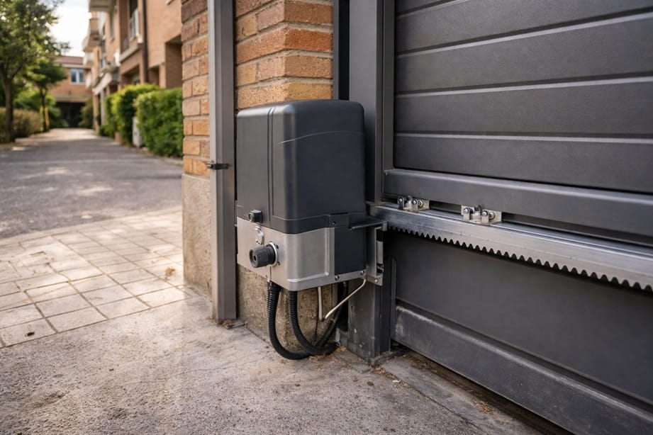 Sistema de automatismos para puerta automatica instalado en Valladolid