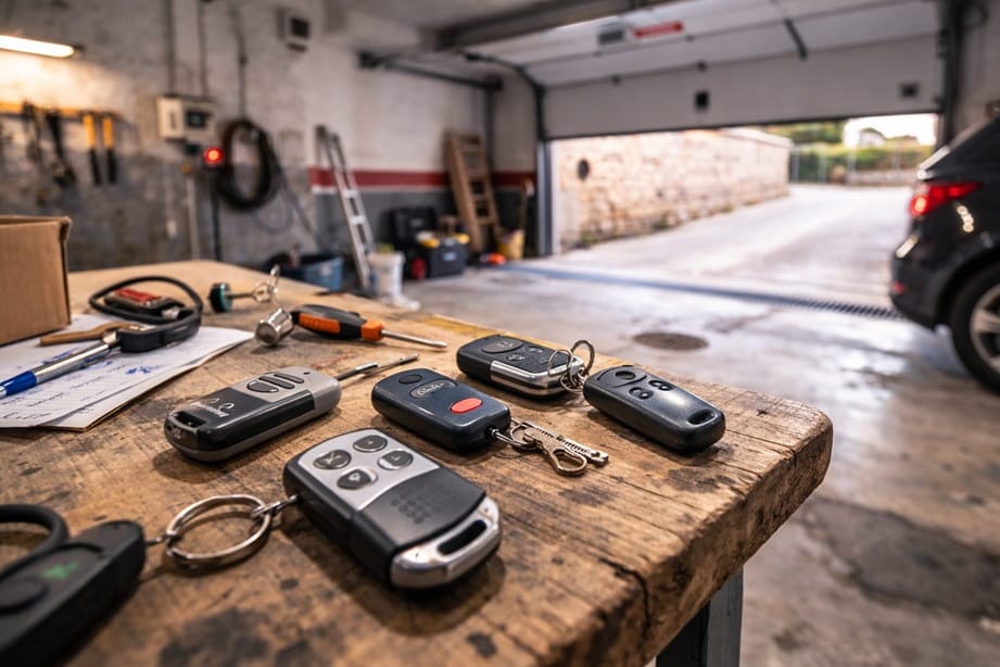 Mandos a distancia para puerta de garaje automatica en Valladolid