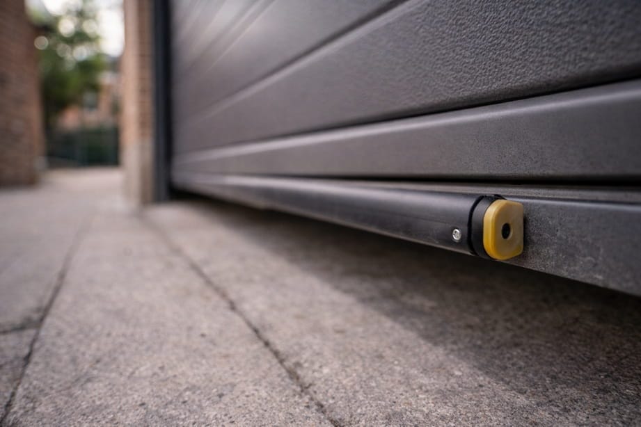 Sensor antiaplastamiento en borde de puerta automatica en Valladolid